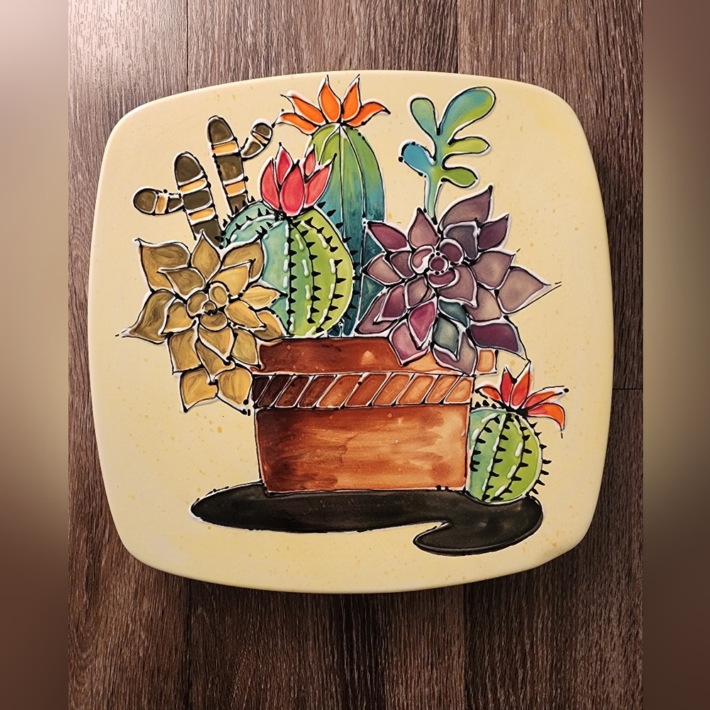 🟡 2 For $25 🟡 Succulent Decor Plate